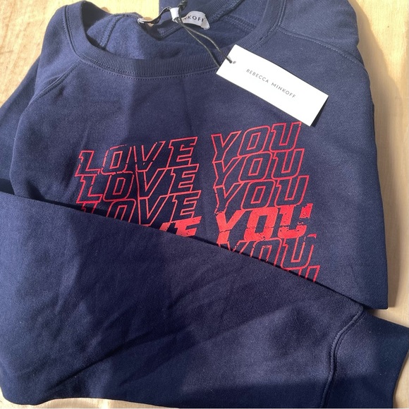 Rebecca Minkoff Jennings "Love You" Sweatshirt - Picture 7 of 11